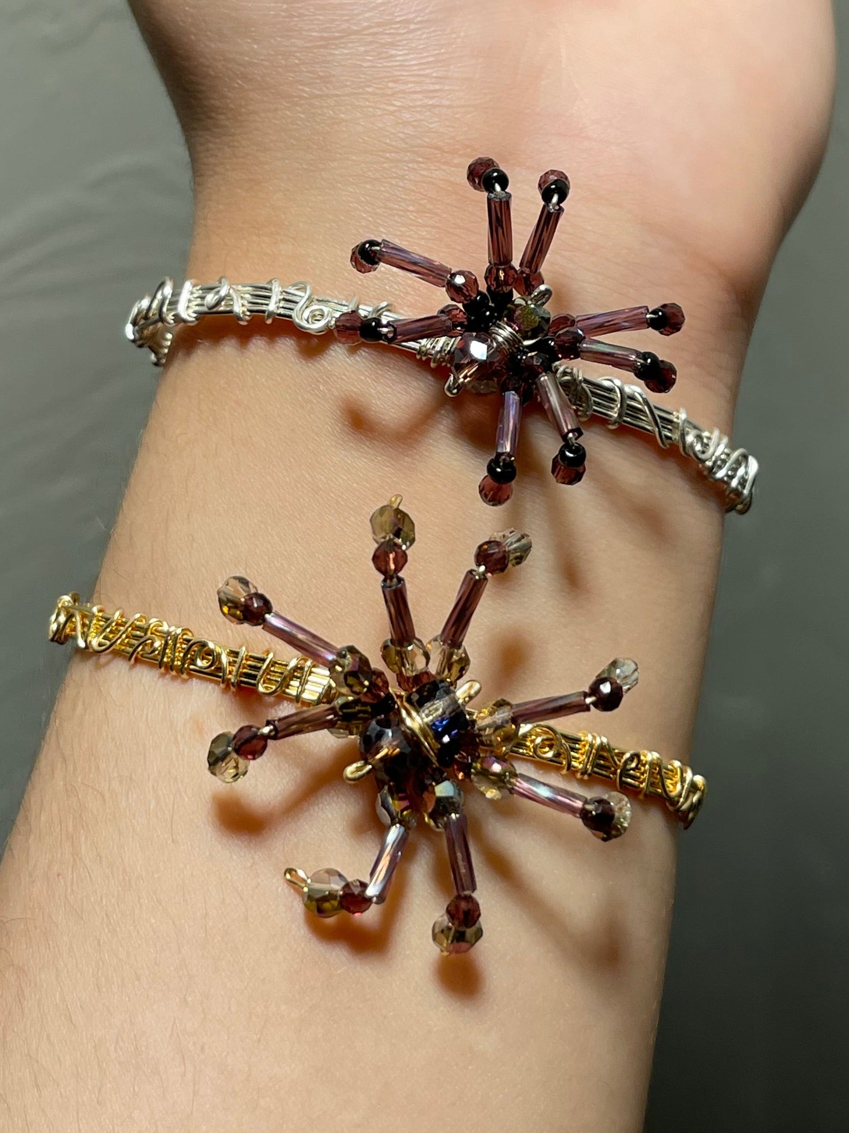 Beaded Spider Arm Cuffs 🕷️
