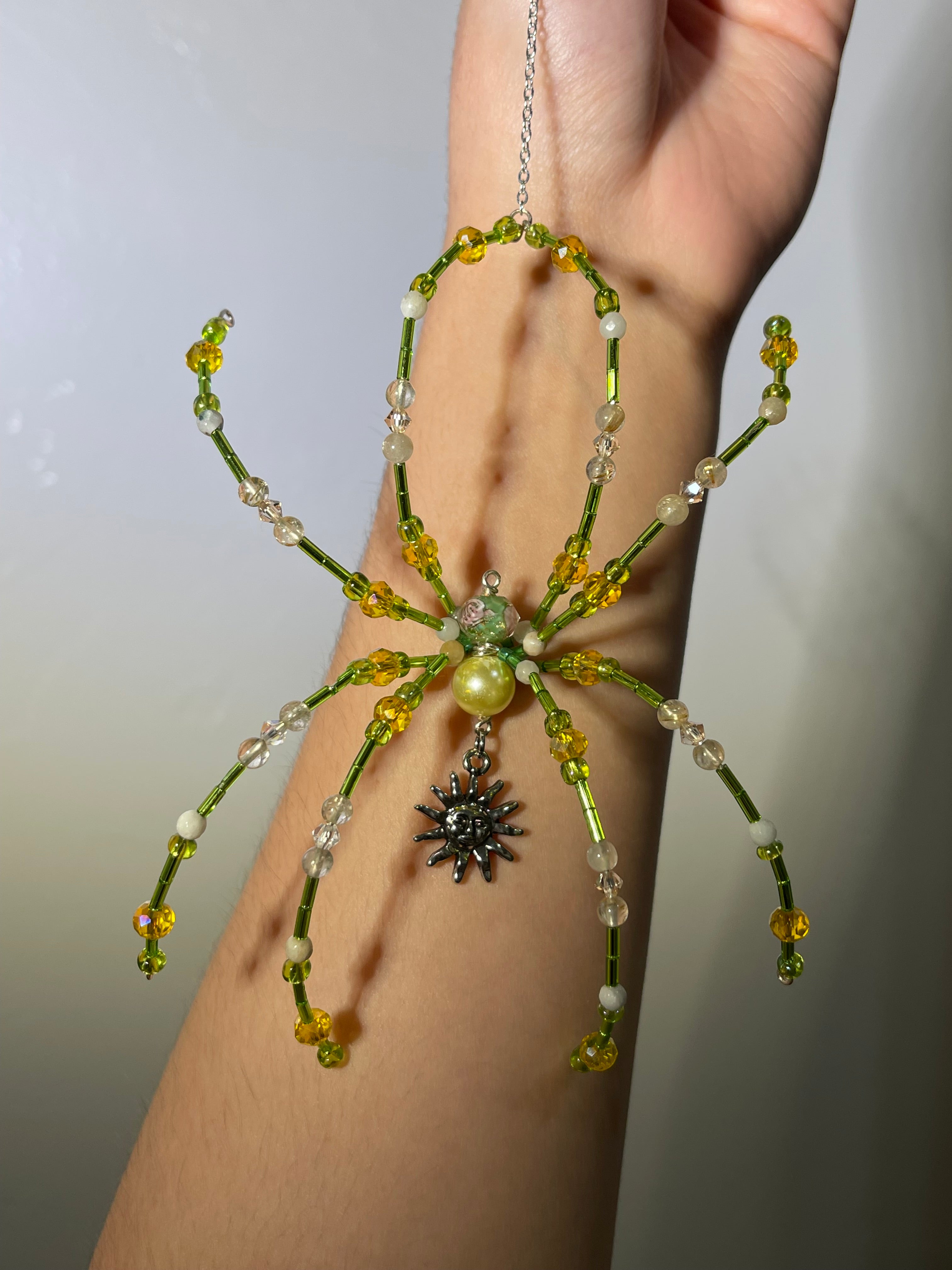 Beaded Spider Sun Catcher 🕷️