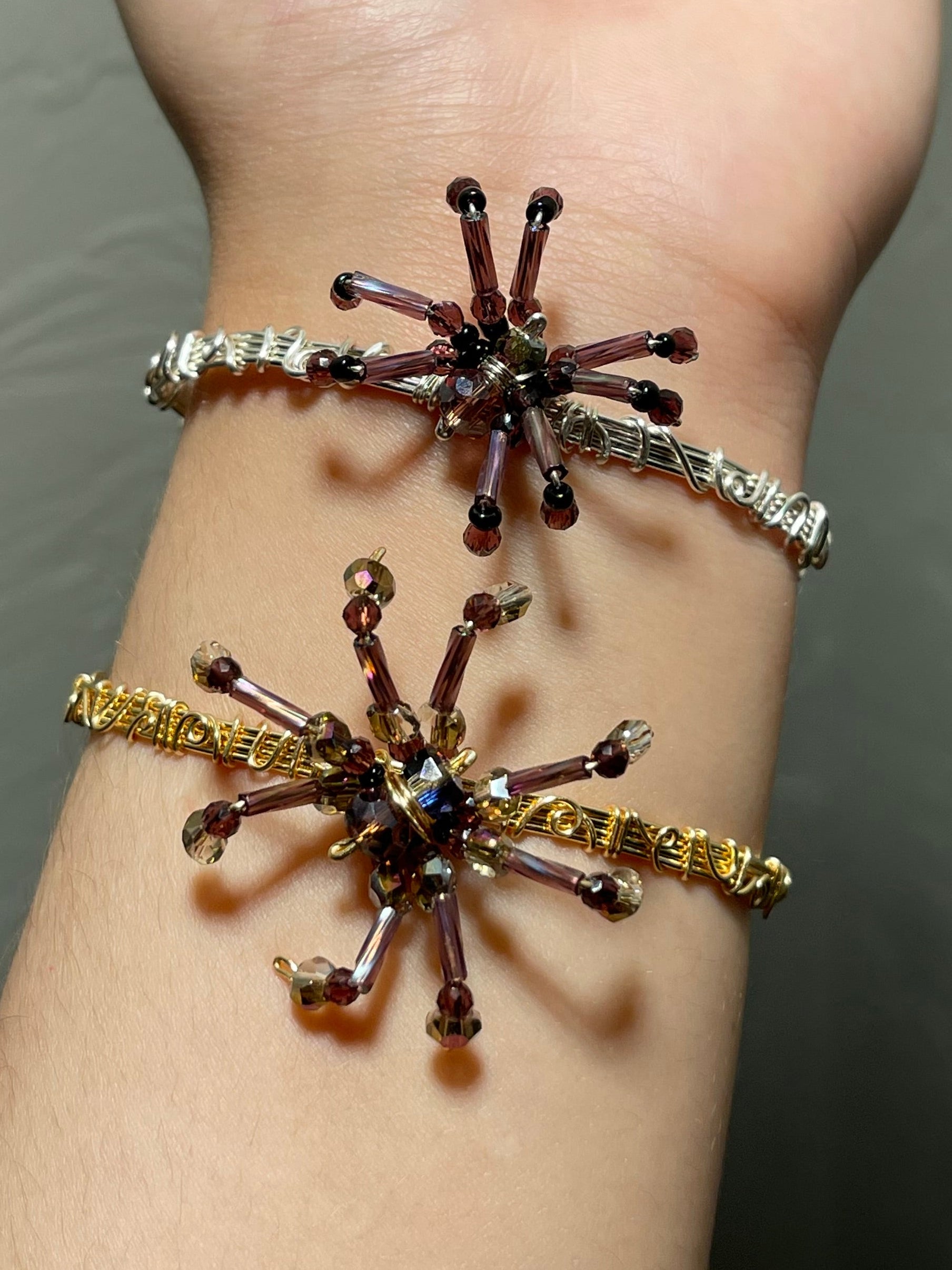 Beaded Spider Arm Cuffs 🕷️