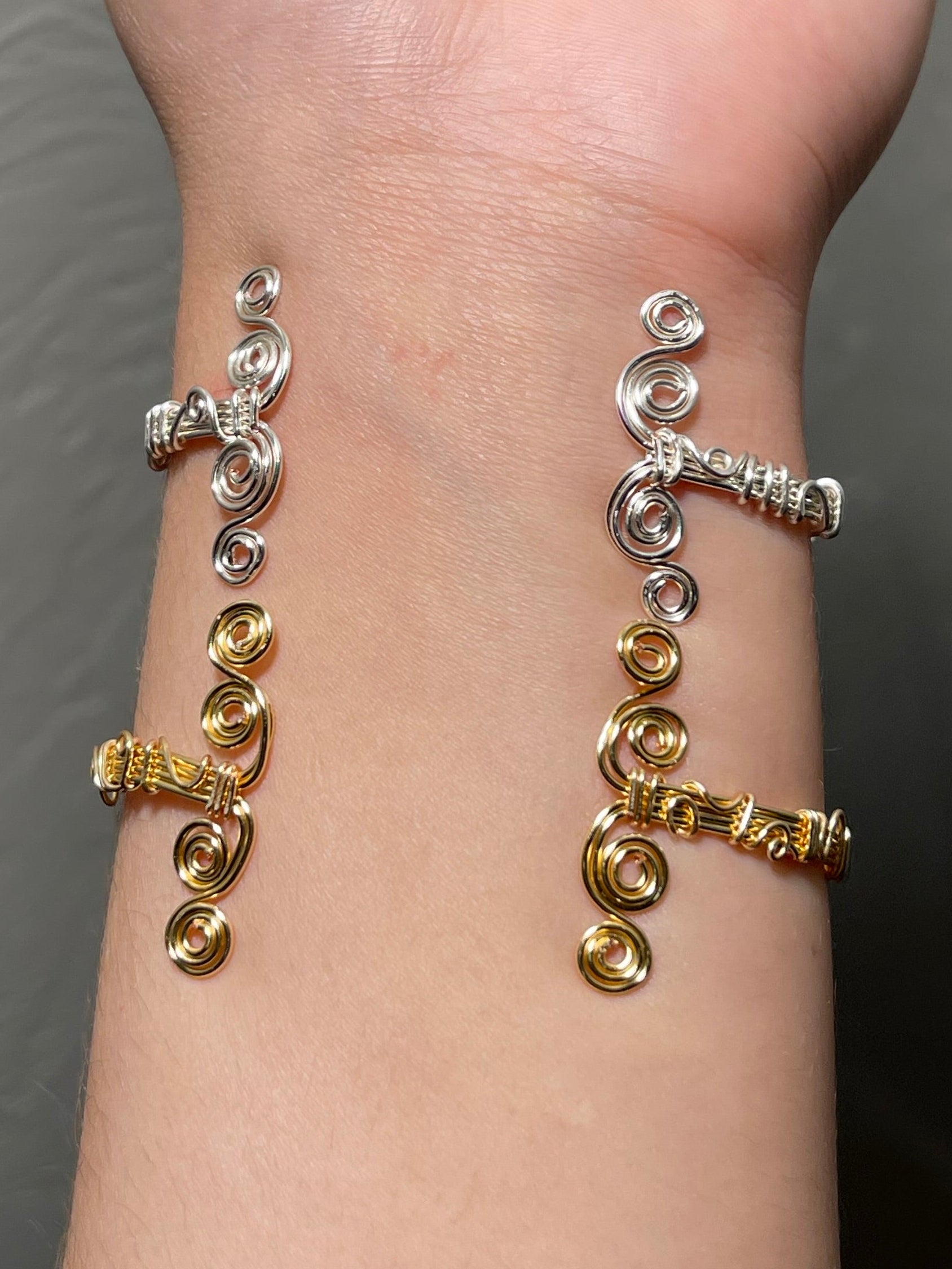 Beaded Spider Arm Cuffs 🕷️